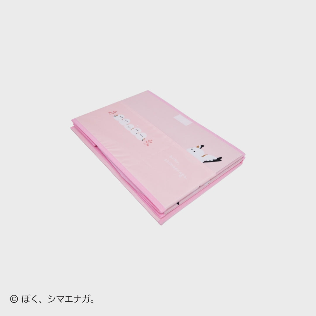 Shimaenaga Storage Box Pink Tone – The Foldable Fluffy-Belly Bird Box Too Cute to Resist! 🐣💖