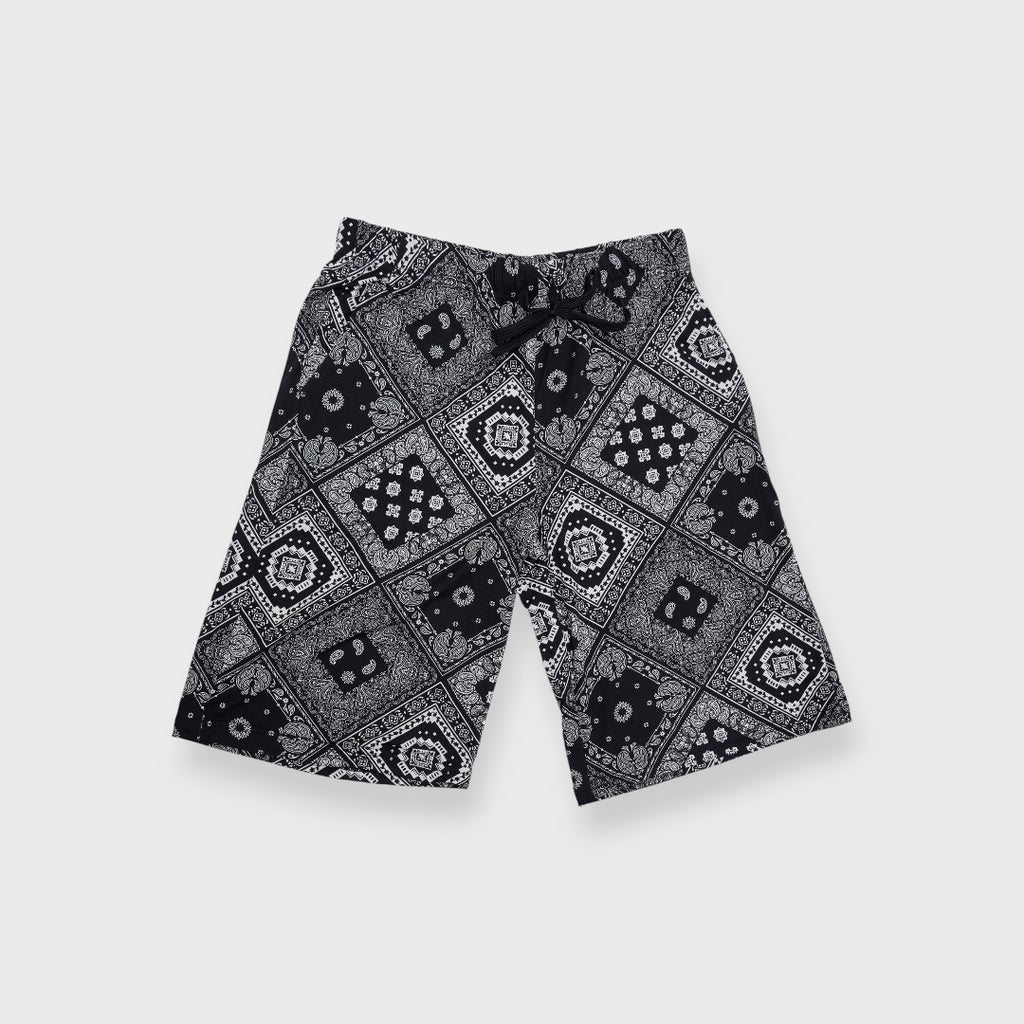 กางเกงขาสั้นลาย Bandana ผ้านุ่ม ใส่สบาย เท่แบบไม่ต้องพยายาม