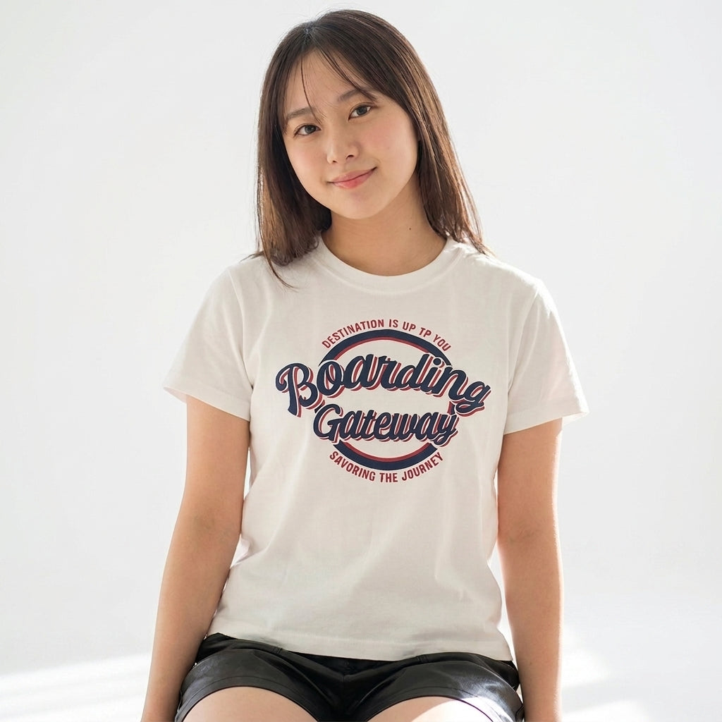 VINTAGE “BOARDING GATEWAY” GRAPHIC TEE
