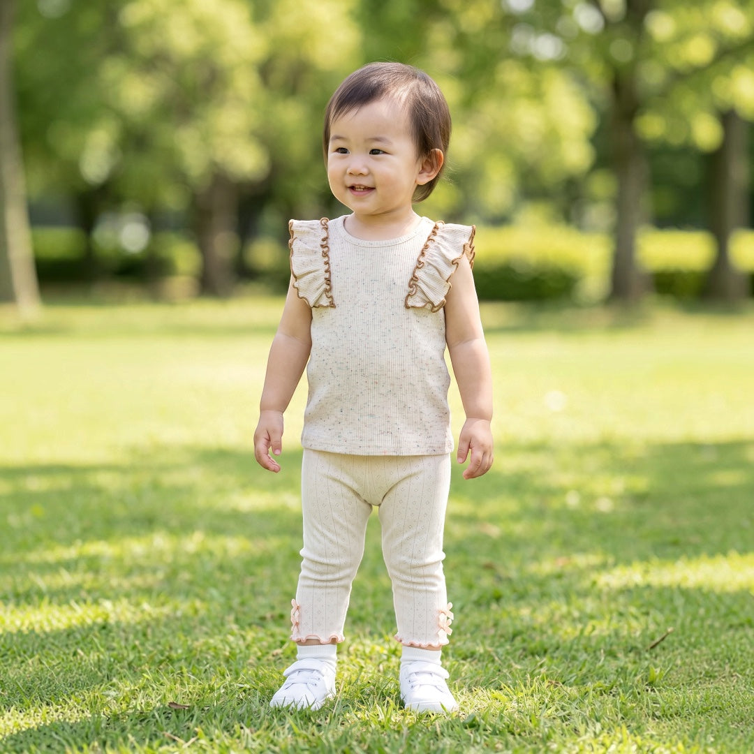 BABY RUFFLE RIB T-SHIRT (90CM)