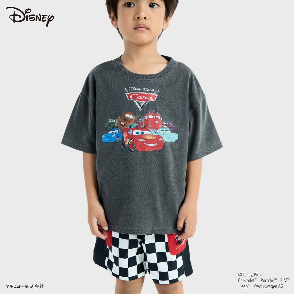 Kids (Size 90-100) เสื้อยืดเด็ก Cars – Lightning McQueen สายซิ่งตัวจิ๋ว