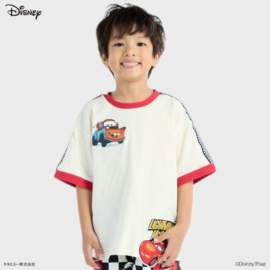 Kids (Size 110-130) เสื้อยืดเด็ก Disney Pixar Cars – แก๊งซิ่ง Forever Fast