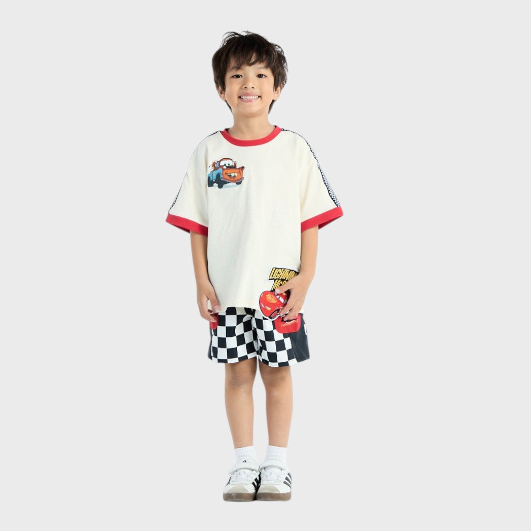 Disney Pixar Cars T-Shirt – Forever Fast Racing Kids (Size 90-100)