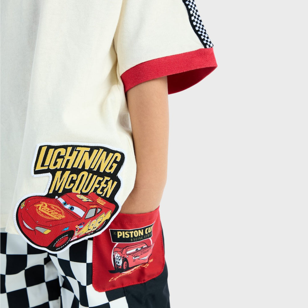 Disney Pixar Cars T-Shirt – Forever Fast Racing Kids (Size 90-100)