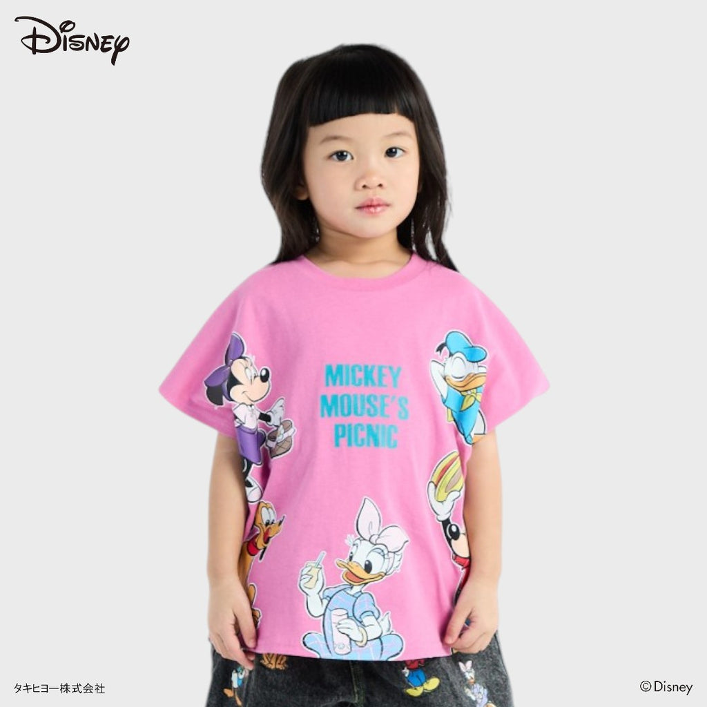 Kids (Size 90-100) Disney Mickey & Friends T-Shirt – Mickey Mouse’s Picnic