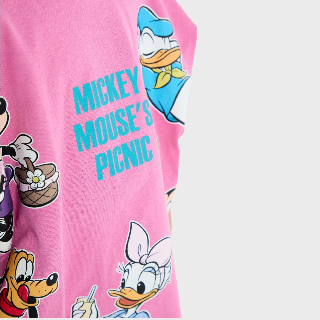 Kids (Size 90-100) Disney Mickey & Friends T-Shirt – Mickey Mouse’s Picnic