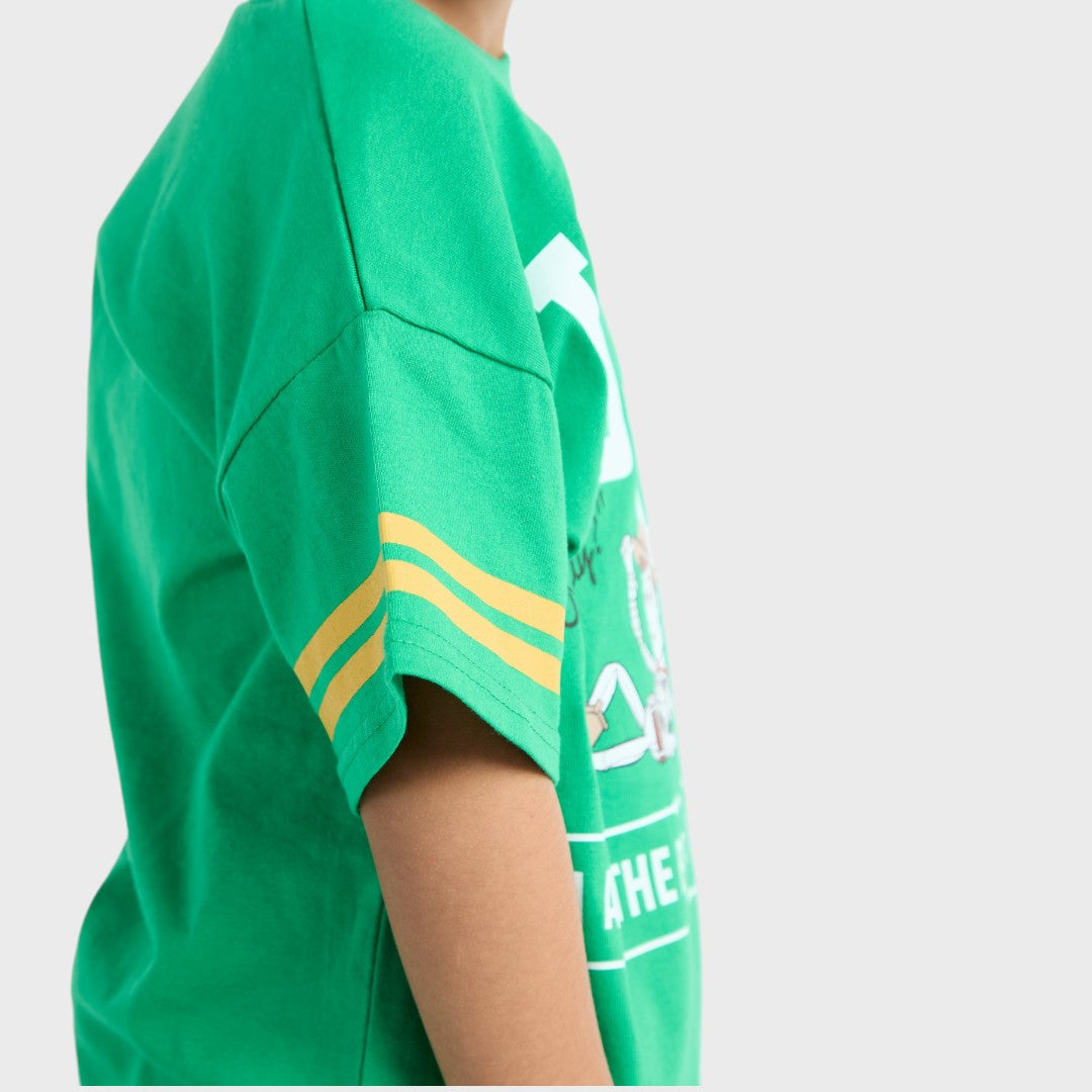 Kids (Size 100-120)  เสื้อยืดเด็กสายลุยพร้อมพจญภัย Toy Story ลาย Woody “Best in the West