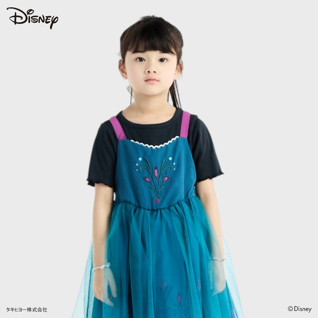 KIDS (SIZE 110-130) DISNEY FROZEN ANNA-INSPIRED TULLE DRESS TEAL