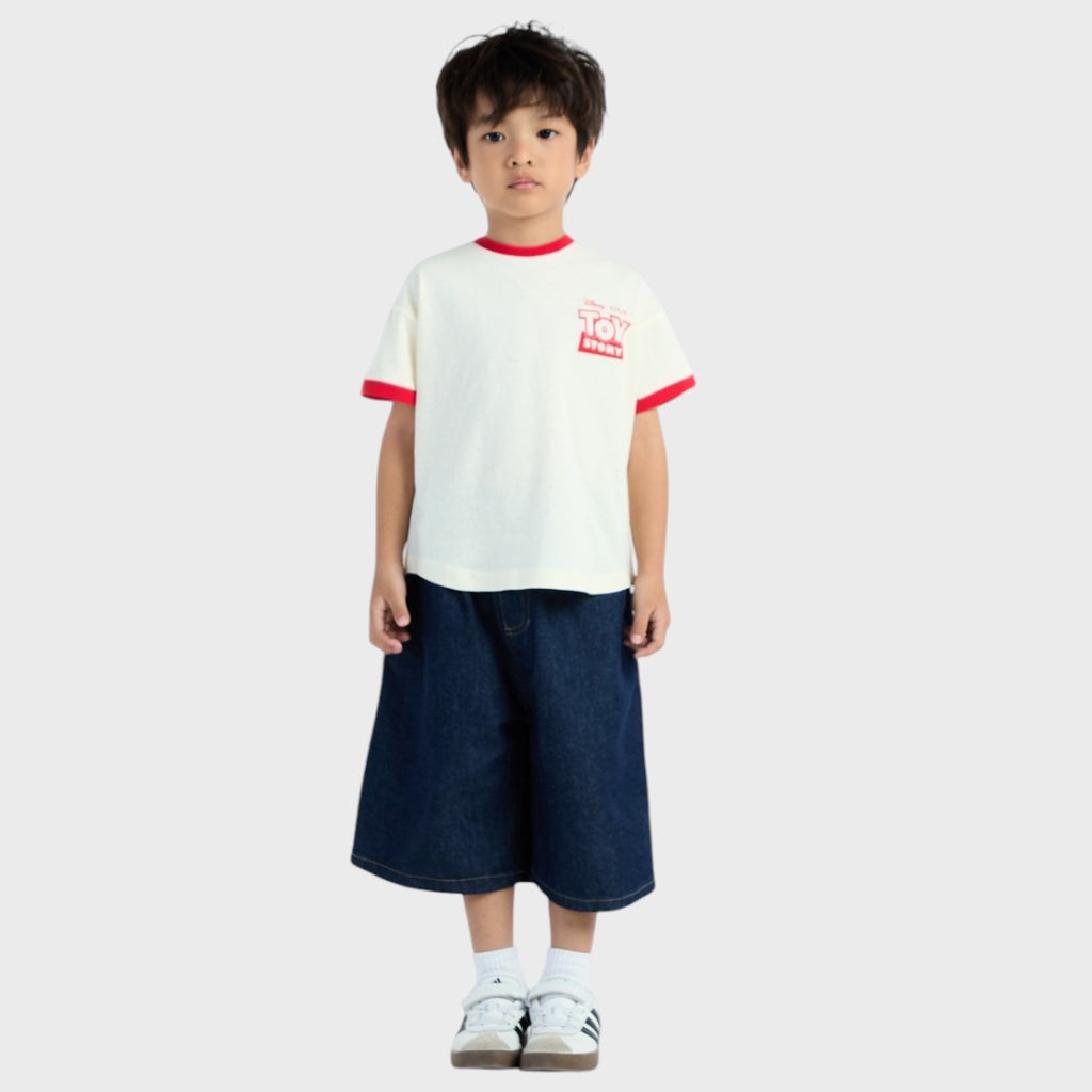 Kids (Size 130-150) เสื้อยืดเด็ก Toy Story ลาย Woody & Bullseye น่ารักสดใสสำหรับเด็ก