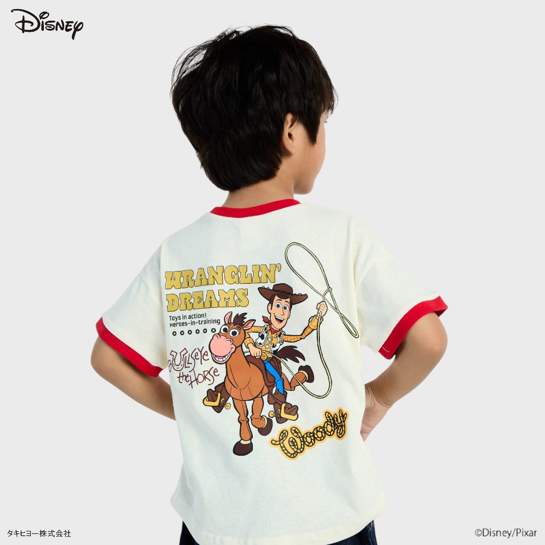 Kids (Size 130-150) เสื้อยืดเด็ก Toy Story ลาย Woody & Bullseye น่ารักสดใสสำหรับเด็ก