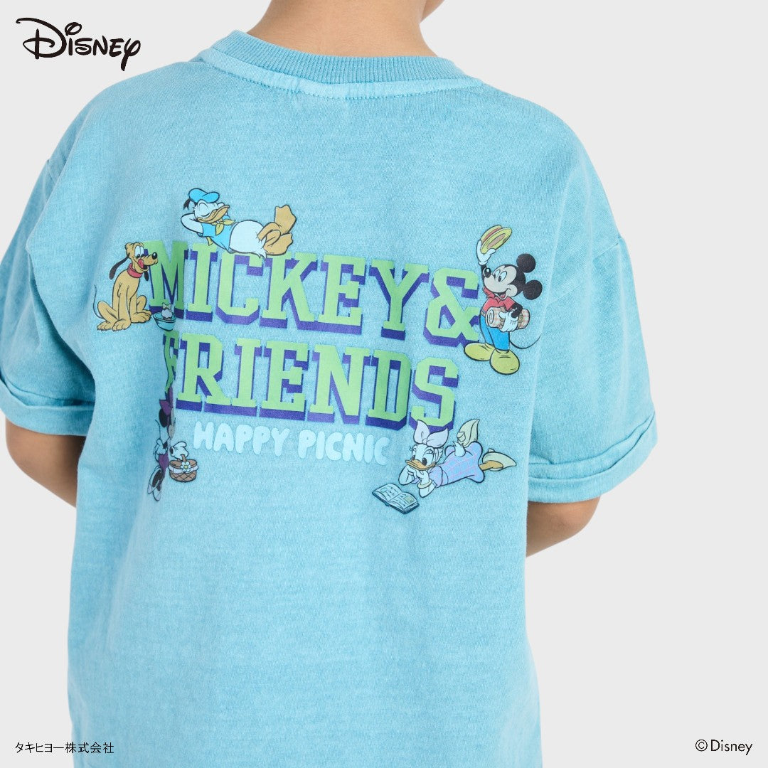DISNEY Kids (110-130) Donald Duck T-Shirt – Mickey & Friends Happy Picnic