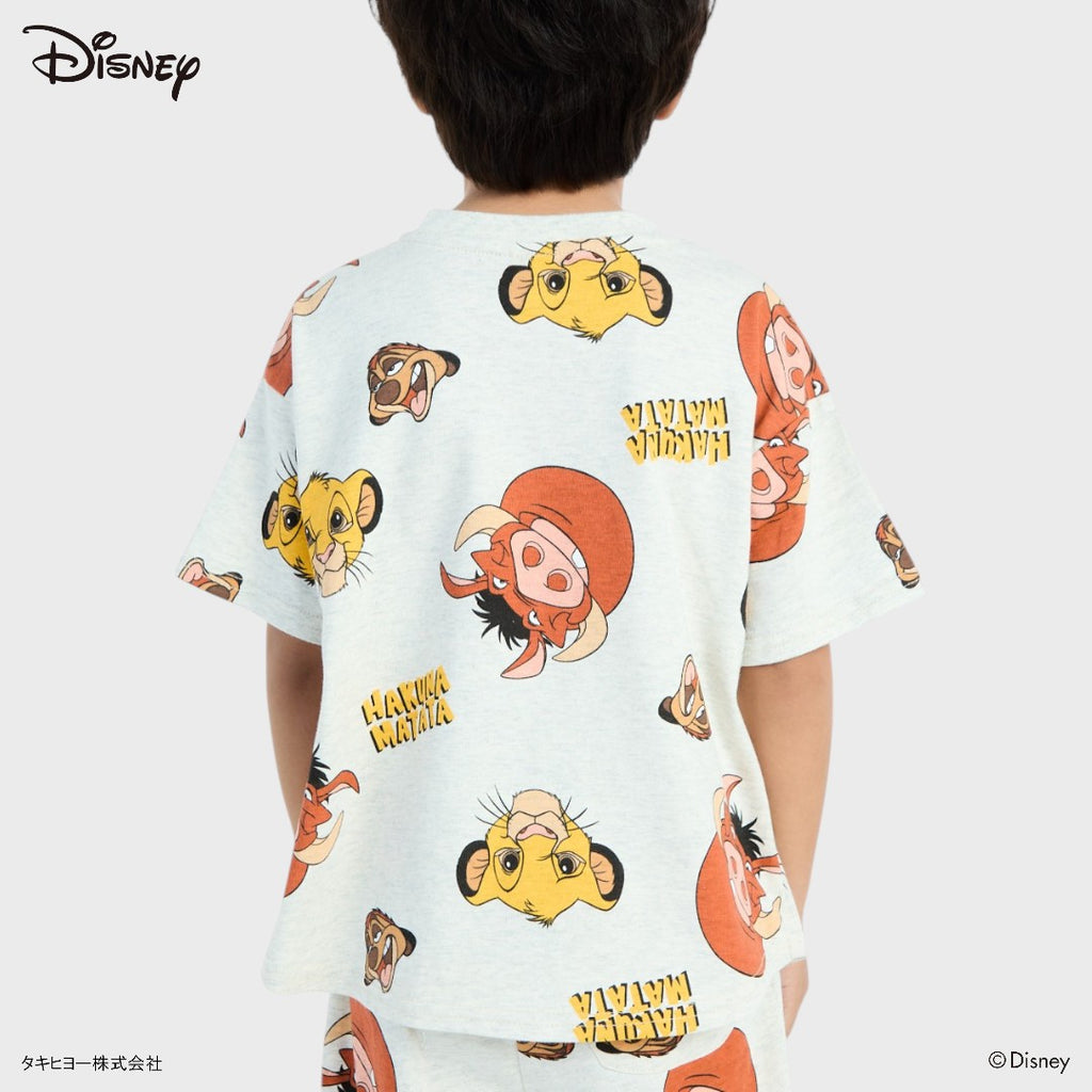 Kids (Size 110-130) เสื้อยืดเด็ก The Lion King ลาย Hakuna Matata สายสดใสเต็มตัว