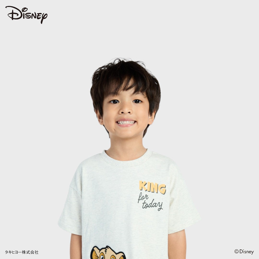 KIDS (SIZE 110-130) DISNEY THE LION KING SIMBA T-SHIRT LIGHT GREY