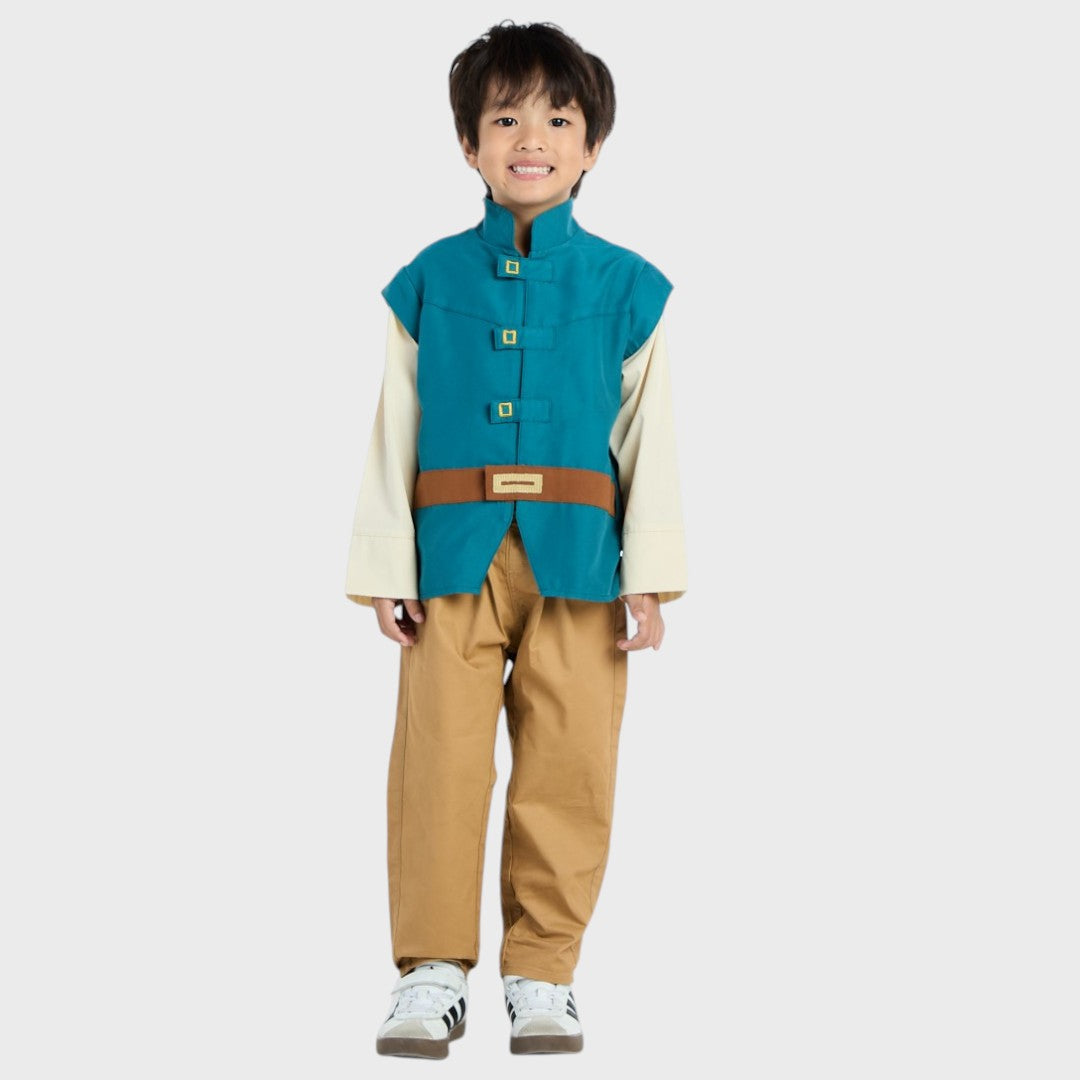 KIDS (SIZE 110-130) DISNEY TANGLED FLYNN RIDER-INSPIRED TOP & PANTS SET