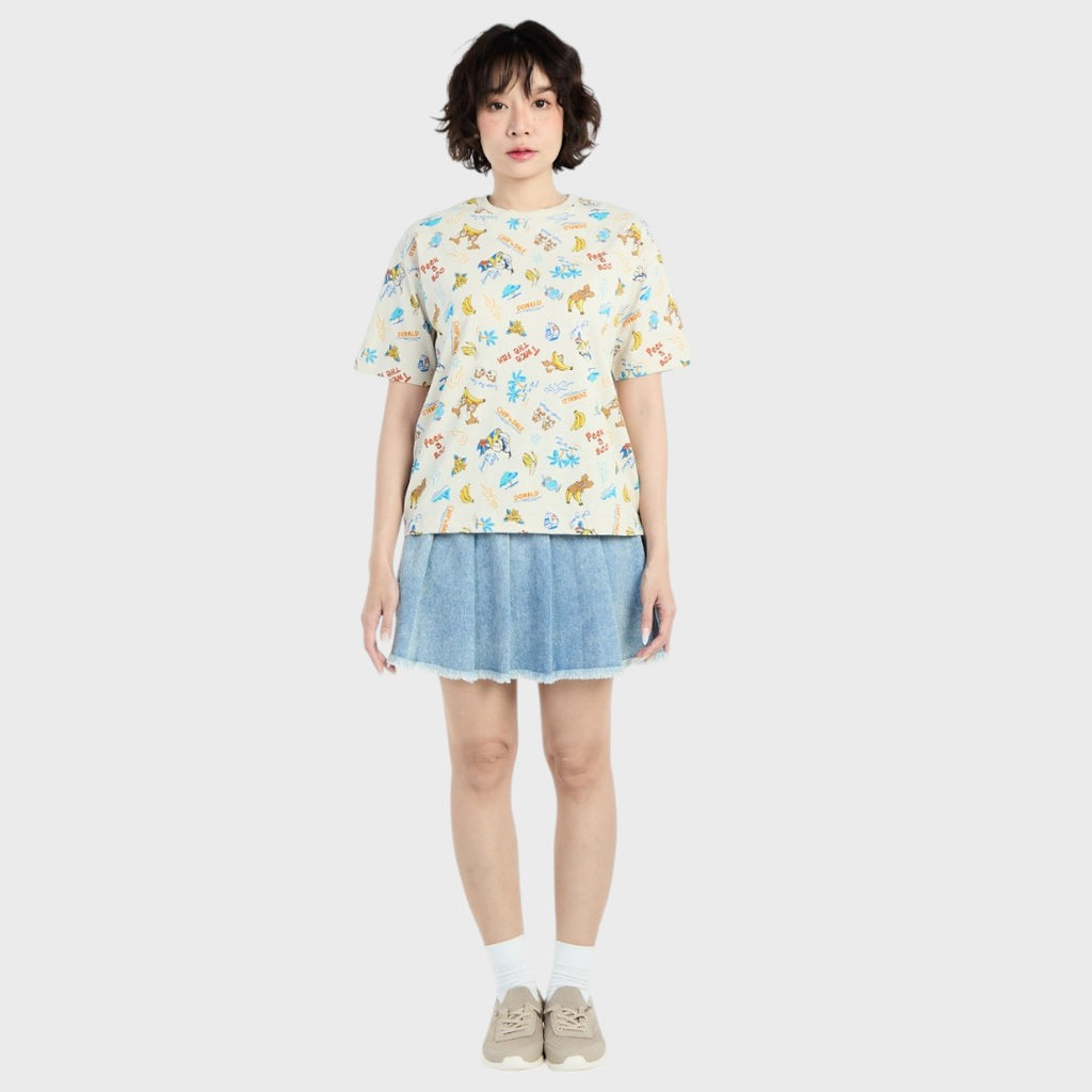 เสื้อยืดโดนัลด์ ดั๊ก x ชิพแอนด์เดล ทีมป่วนรวมตัว (Size S-LL)