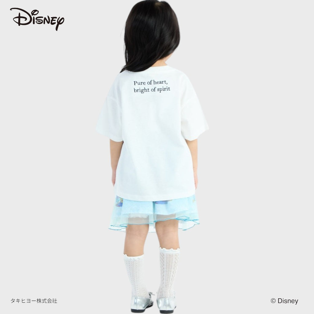 Kids (Size 110-130)  เสื้อยืดเด็ก Disney Princess ลายเจ้าหญิงสุดสดใสท่องไปในความผัน