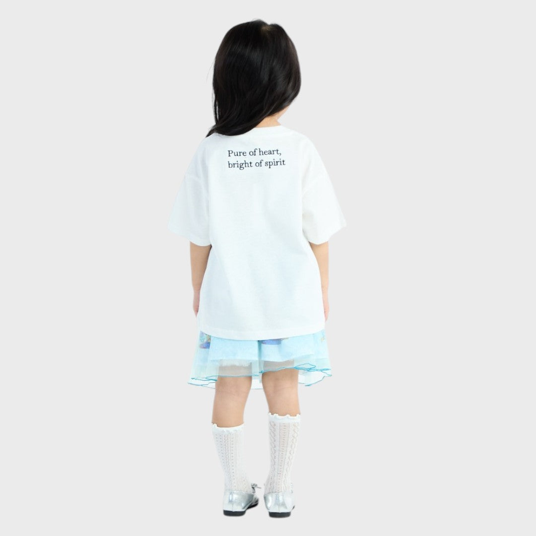 KIDS (SIZE 110-130) DISNEY PRINCESS JASMINE TULLE SKIRT LIGHT BLUE