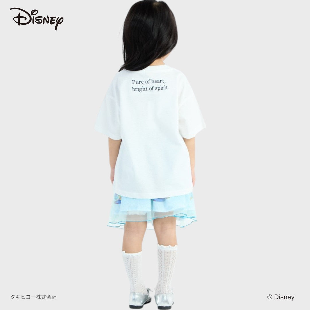 Kids (Size 90-100) Disney Princess T-shirt with Dream, magical princess prints