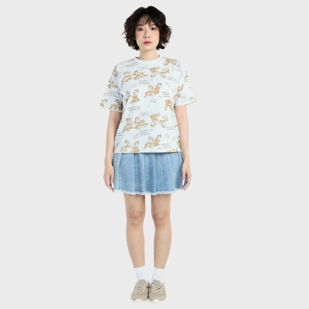 เสื้อยืดชิพแอนด์เดลลาย “Nuts About You!” — รุ่นความป่วนคู่ดูโอ้ (Size S-LL)