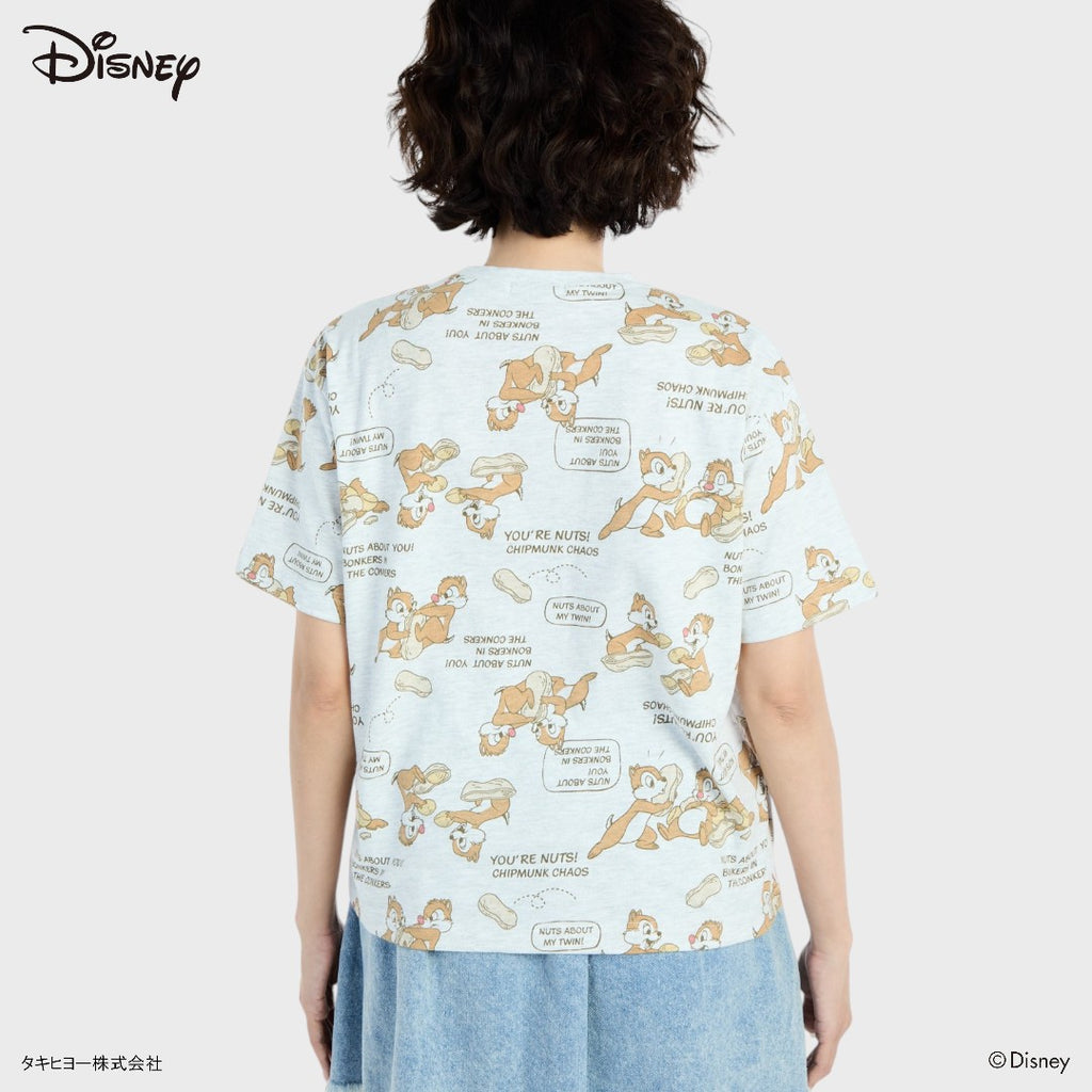 เสื้อยืดชิพแอนด์เดลลาย “Nuts About You!” — รุ่นความป่วนคู่ดูโอ้ (Size S-LL)