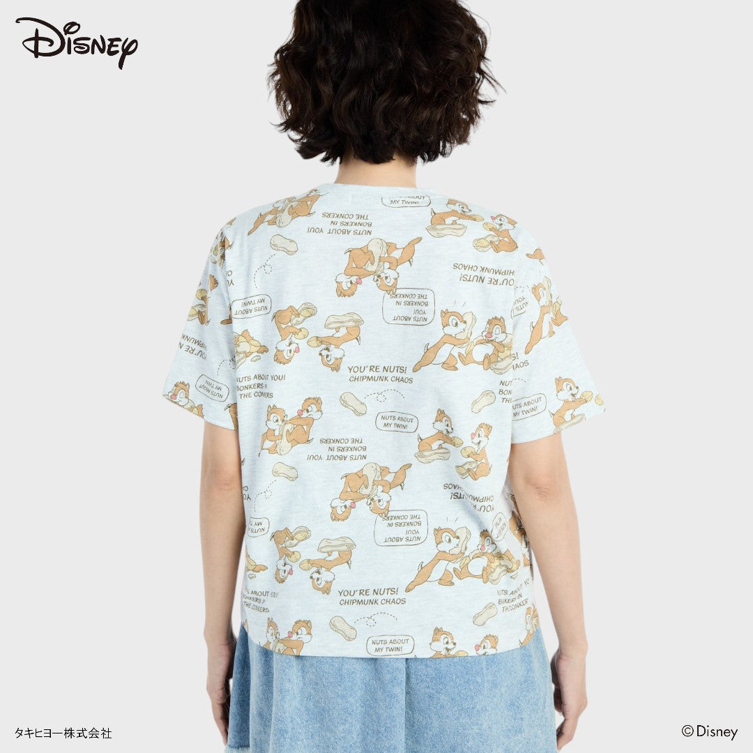 เสื้อยืดชิพแอนด์เดลลาย “Nuts About You!” — รุ่นความป่วนคู่ดูโอ้ (Size S-LL)
