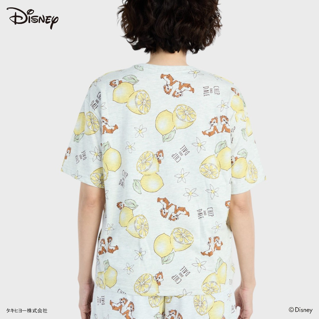 เสื้อยืดลายชิพกับเดล x เลมอนสดใสและสดชื่น (Size M-LL)