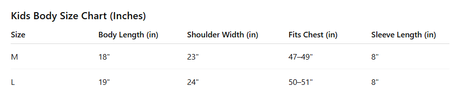 Kids เสื้อยืดเด็ก Cropped T-Shirt ลาย 86 สไตล์สปอร์ตแฟชั่น