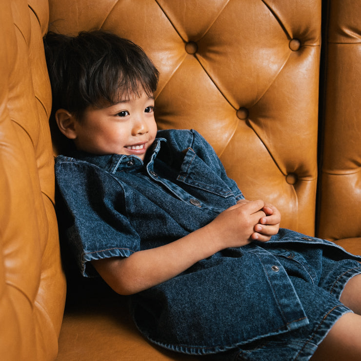 INABA DENIM JUNIOR SHIRT (130CM)