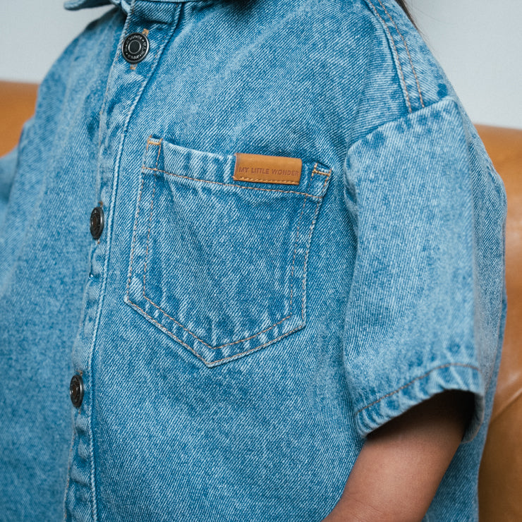 INABA DENIM JUNIOR SHIRT (130CM)