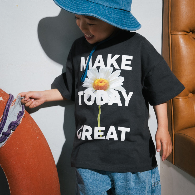 INABA OVERSIZED FLORAL GRAPHIC KIDS T-SHIRT (100-120CM)