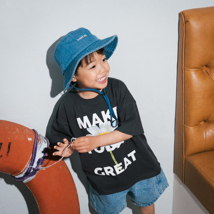 INABA OVERSIZED FLORAL GRAPHIC KIDS T-SHIRT (100-120CM)