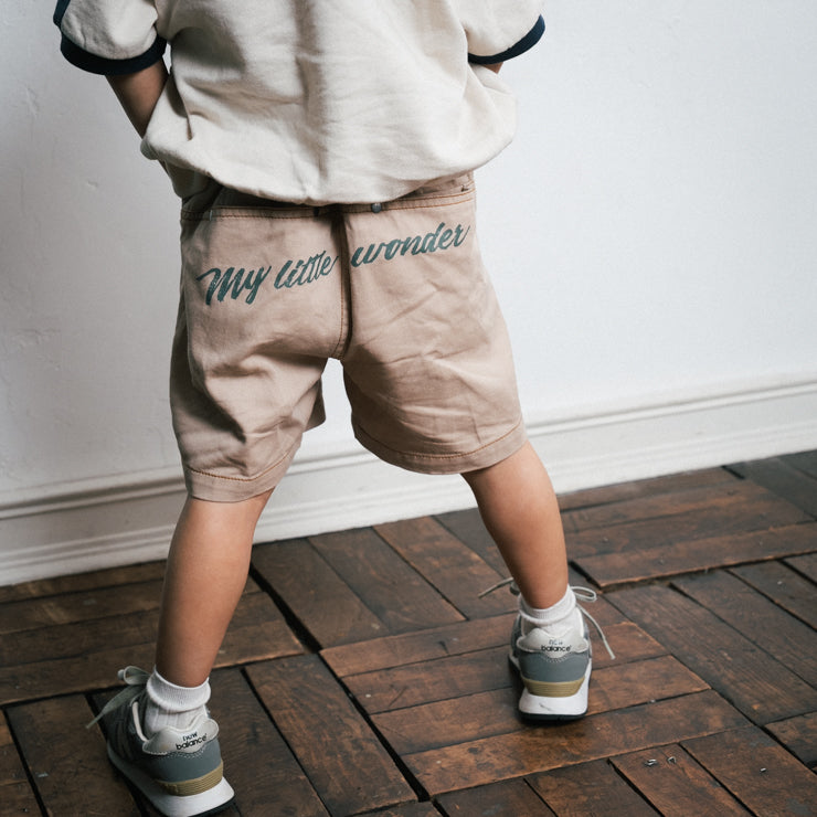 INABA PRINTED CARGO JUNIOR HALF PANTS (130CM)
