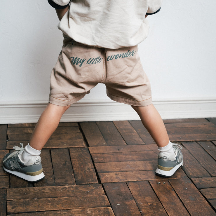INABA PRINTED CARGO JUNIOR HALF PANTS (130CM)