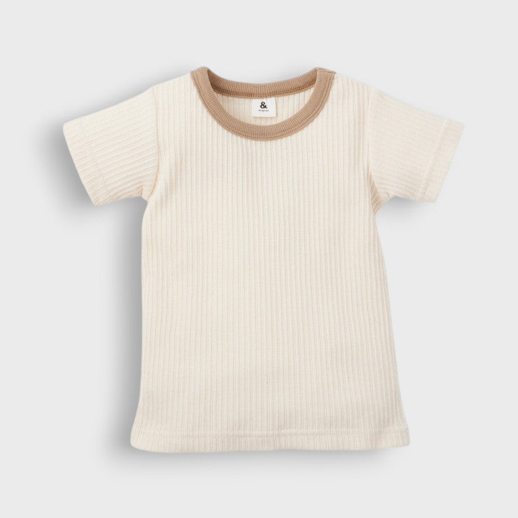 STRIPED TANK + T-SHIRT BABY SET (90CM)