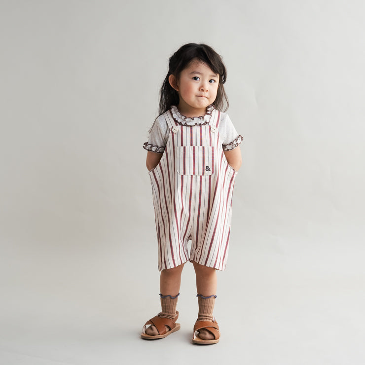 SOFT NEP RIB MOCK-NECK BABY T-SHIRT (90CM)