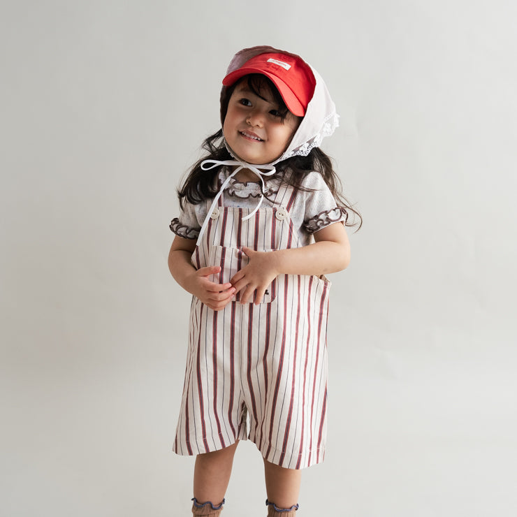 SOFT NEP RIB MOCK-NECK KIDS T-SHIRT (100-120CM)