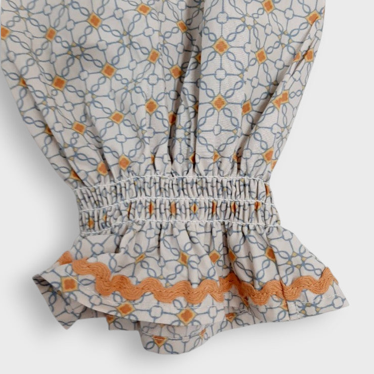 DOT PRINT TAPERED BABY PANTS (90CM)
