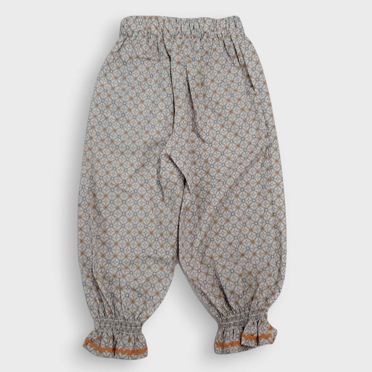 DOT PRINT TAPERED KIDS PANTS (100-120CM)