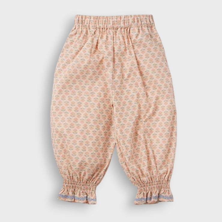 SOFT PINK TAPERED BABY PANTS (90CM)