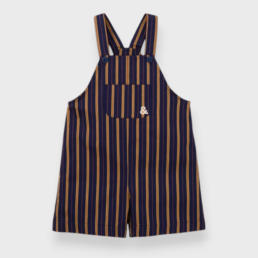 SUBTLE STRIPE LOGO KIDS SALOPETTE (100-120CM)