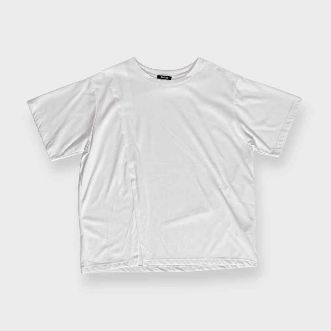 WOMEN'S DEEP SIDE-SLIT T-SHIRT