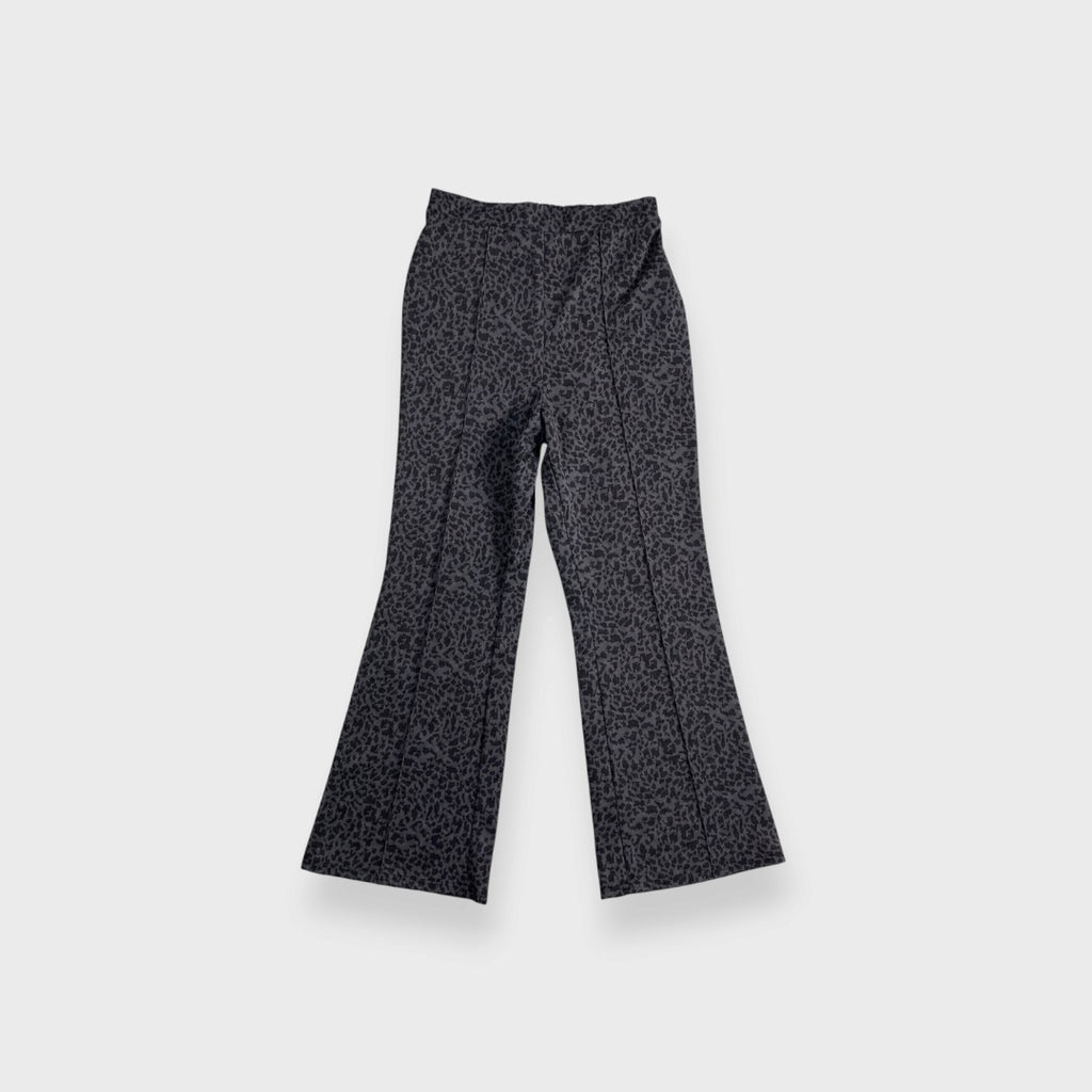 WOMEN'S ANIMAL-PRINT STRETCH FLARED PANTS