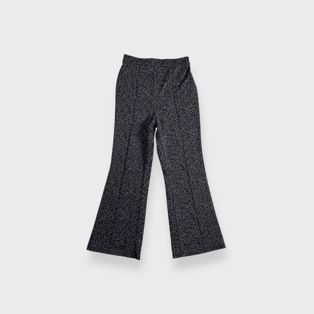 WOMEN'S ANIMAL-PRINT STRETCH FLARED PANTS