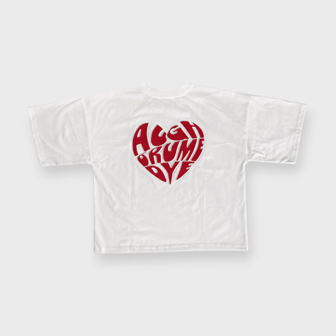 WOMEN'S HEART-LOGO SHORT-SLEEVE T-SHIRT
