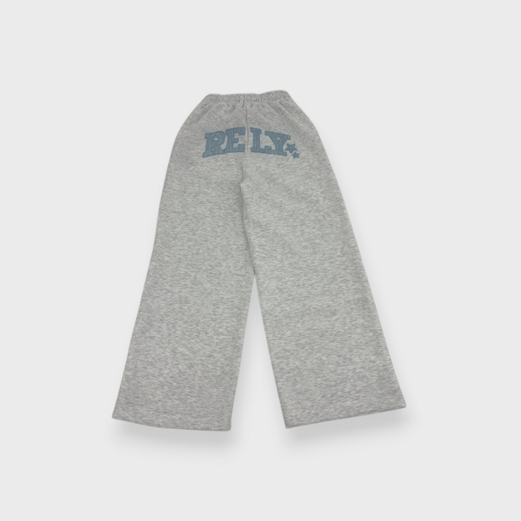KIDS LOGO LONG PANTS LIGHT BLUE (140-160CM)