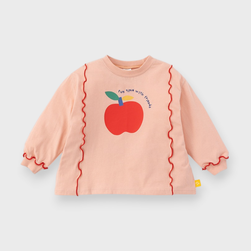 KIDS BABY T-SHIRT MEDIUM PEACH (90CM)