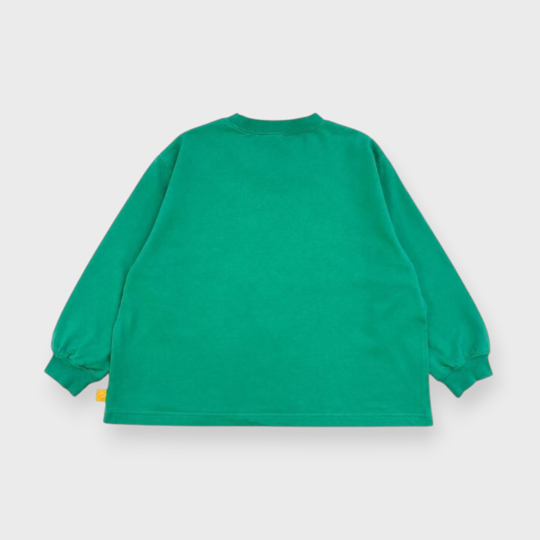 KIDS BABY T-SHIRT MEDIUM GREEN (90CM)
