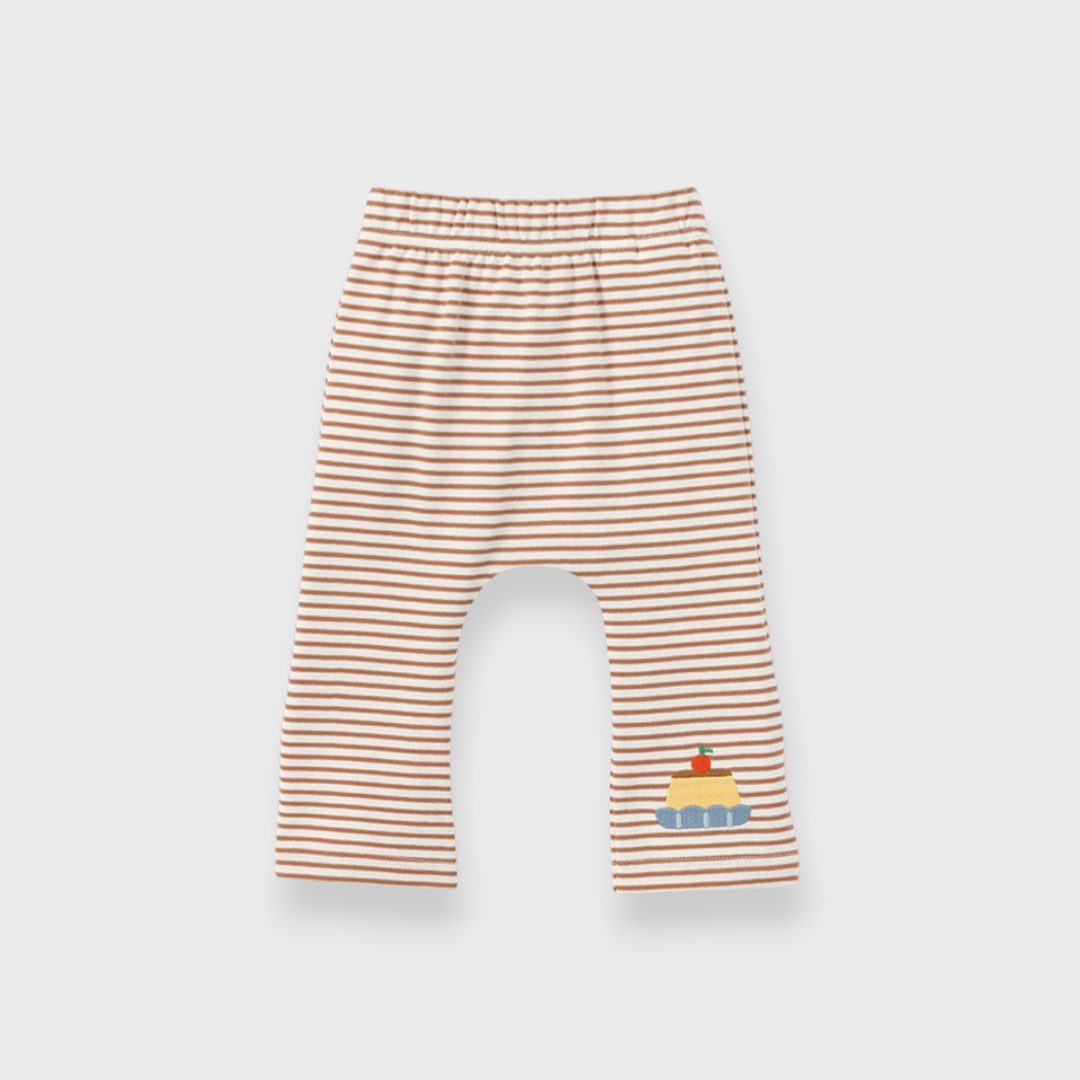 KIDS BABY PANTS MEDIUM BROWN (90CM)