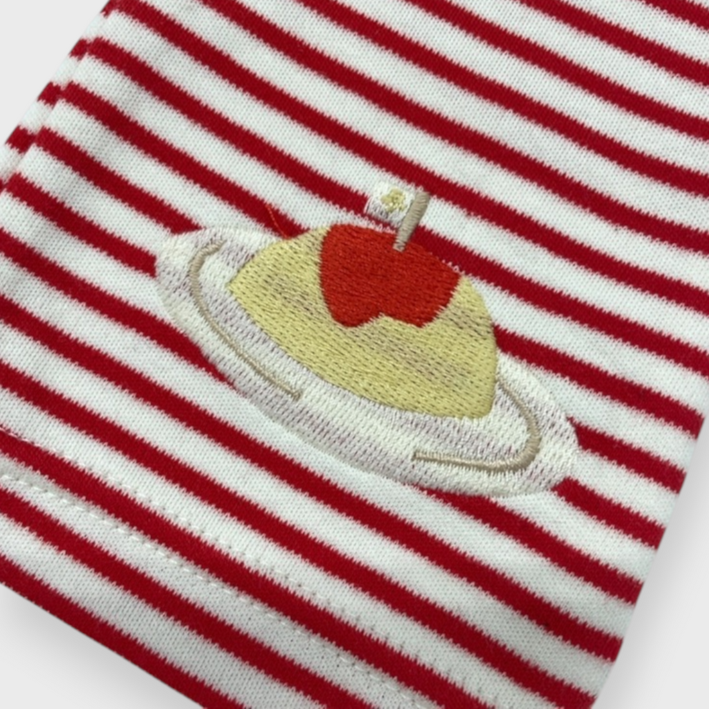 KIDS BABY PANTS MEDIUM RED (90CM)