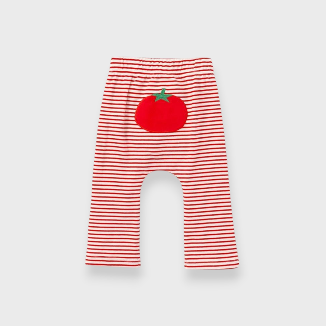 KIDS BABY PANTS MEDIUM RED (90CM)